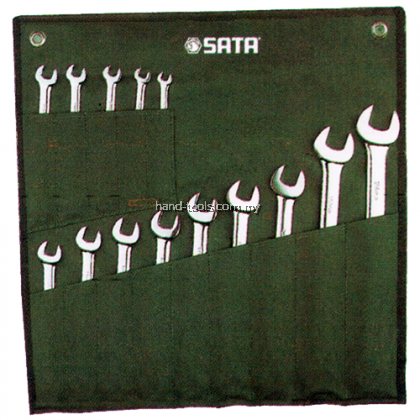 SATA 09026 Combination Wrench Set 14pc, 8mm-24mm,Metric,3kg,